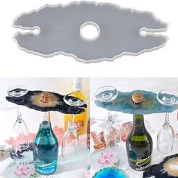 URBAN BOX Wine Rack Resin Molds,Wine Glass Holder Epoxy Resin Molds, Silicone Resin Molds for Making Wine Bottle Holder, Wine Glass Holder, Wine Butler, Wine Caddy(23)-image-4