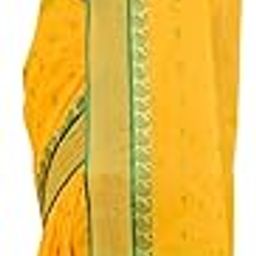 Women's Traditional Pure Cotton Aam Kalka Tant Saree Without Blouse Piece-41