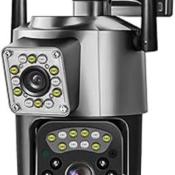 Maizic Smarthome Supercam 5+5MP FHD 4G Sim Based Smart Outdoor Camera with Dual Lens/Dual Screen, Human Detection, Color Night Vision, IP66 Waterproof, SD Card Support (Up to 128GB)-30
