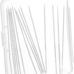 Anneome 15pcs Snag Repair Knurled Needles Yarn Darning Needles for Sweater Repair Fabric Craft Sewing Tool All Fabric Compatibility-image-39