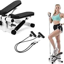 LRK Twist Stepper Machine with Resistance Bands, LCD Monitor and Height Adjustable Stepper Exercise Equipment | Tone Your Buttocks, Legs, Thighs, Waist & More for Home Workouts-picture-4