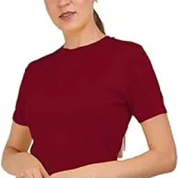 The BLAZZE 1359 Women's Lycra Dry Fit Workout Top Gym Sports T-Shirt-picture-17