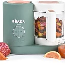 Beaba Babycook Neo - 4 in 1 Baby Food Processor, Blender, Steamer and Cooker, Baby Essentials, Make Fresh Healthy Baby Food at Home, Eucalyptus-picture-23