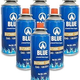 Mickko Butane Gas Can 225g - High-Pressure Refillable Fuel for Camping Stove, Lighters, Torches & Welding | Portable, Easy to Use, Resealable Canister, Welding Equipment (Pack of 6)-image-54