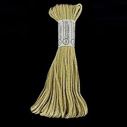Embroiderymaterial Metallic Soutache Braided Cord for Embroidery and Craft Making, 3MM, 2 Rolls 40 Metre, Gold Color-image-65
