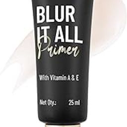 Swiss Beauty Select Blur It All Primer | Minimises Pores and Fine Lines | Infused with Vitamin E and A | 25ml |-picture-56