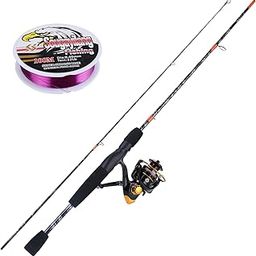 Sougayilang Fishing Rod and Reel Full Set, Fishing Pole with Spinning Reel and Fishing Line Combo for Freshwater and Saltwater-5'0'' Rod and DC3000-picture-24