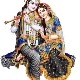 DivineDesigns™ PVC Vinyl Self-Adhesive Radha and Krishna Wall Sticker for Living Room, Bedroom, Office Wall Decoration (22 X 27 INCH) Pack 1-image-90