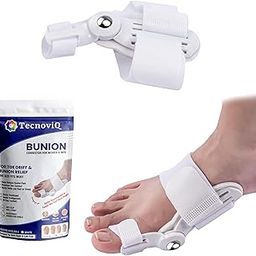 Bunion Corrector for Women Men, Orthopedic Toe Straightener Splint with Fracture Support and Pain Relief, Adjustable Design for Right/Left Foot Alignment (White - 1)-image-79