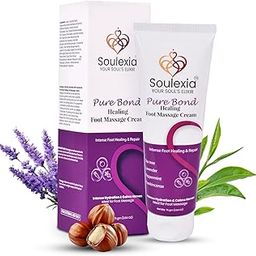 Soulexia Foot Cream for Dry and Cracked Feet, Crack Heel Repair Cream Enriched with Tea Tree, Lavender, Peppermint & Frankincense, Deeply Nourishing & Soothing Formula Repairs Heels, Softens Skin, For Men & Women – 75g (Pack of 2)-image-5