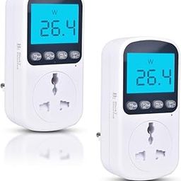 Blackt Electrotech (BT72PM) Digital Electricity Usage Monitor Plug – Power Meter with LCD Display for Watts, Voltage, Amps, and Energy Cost Calculation (16A, 3680W, 230V) (2)-image-34