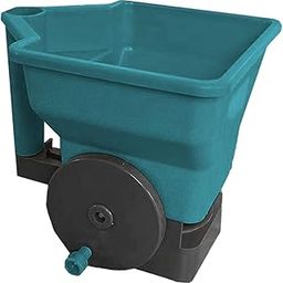 UJEAVETTE Handheld Spreader Adjustable Garden Ice Melt Crank Handle DIY Lawn Dispenser Blue-image-76