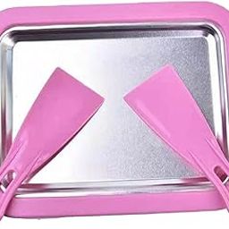 LOOM TREE® Mini Ice Cream Maker with 2 Spatulas Frozen Yogurt for Kids Freezer Pan Pink | Kitchen, Dining & Bar | Small Kitchen Appliances | Ice Cream Makers-12