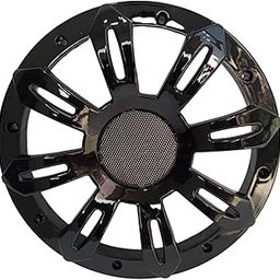 TOYOTONE High Impact ABS Plastic Fancy Hollow Mesh High Polished Subwoofer & Woofer Cabinet Grill for Car and Home Audio Systems (Suitable for 10-Inch Woofer, and Subwoofer) (Black)-13