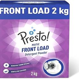 Amazon Brand - Presto! Matic Front Load Detergent Powder | 2 Kg | Tough On Stains | Safe And Gentle On Fabrics | Refreshing Floral Fragrance | Bleach-Free And Phosphate-Free-14