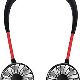 Electro Cloud Personal Portable Hanging Neck Fan USB Gadgets Rechargeable Wearable Neckband Face Fan for Kitchen Cooking Strong Airflow Quiet Operation (3 Speeds) (Assorted)-picture-10