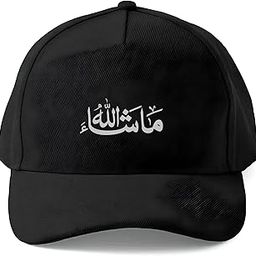 Mashallah Caps for Men Stylish | Summer Cap for Men Women Fashion Sports Gym Headwear with Adjustable Strip-49