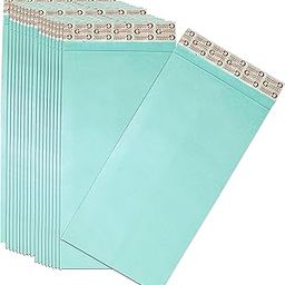 Shuban Business Catalog Envelope Courier Document Pouch Secure Cloth Lined,Courier Cover Green- 11 X 5 Inches - Green (50 pcs)-image-17