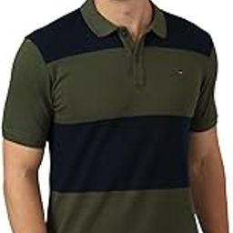 Men's Slim Fit Stripe 100% Cotton Polo T-Shirt-image-29