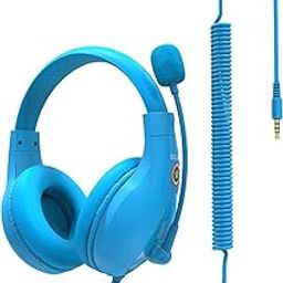 CALANDIS™ Student Headphones with Micophone Adjustable Comfortable Headset for School A566E Blue | Headphones | Portable Audio & Headphones-image-6