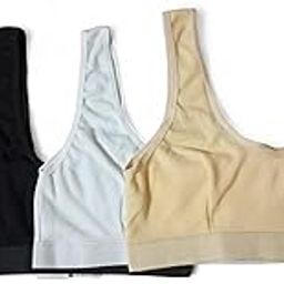 Pack of 4 Cotton Seamless Wire-Free Sports Bras for Women - Non-Padded, Regular Fit Sports Blouse in Multicolor-12