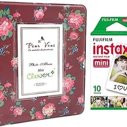 FotoCart [Instax] Mini 64 Page Photo Album] Pieces of Moment Book Album Compatible for Films for Instax Mini 7s 8 8+ 9 25 26 50s 70 90 10 11 30 55 20 50 7 LiPlay & Hello Kitty + Sheets Mini Film 10x1-image-81
