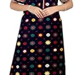 Women's Pure Cotton Nightwear Casual Nighty (KF-GOWN2213 Free) Multicolour-image-76