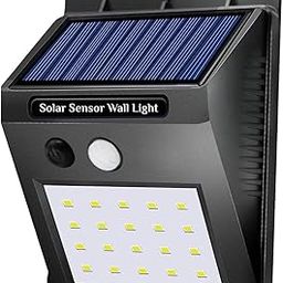 jd-fab Motion Sensor Auto Chargeable Exterior Waterproof Outdoor Solar Wall Lights for Patio Garden (Pack of 1)-image-20