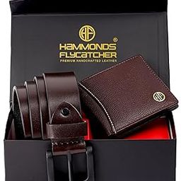Gift for Men Combo - Genuine Leather Wallet and Belt Combo Box - Leather Belt- Birthday Special & Unique Gift Ideas for Husband, Boyfriend, Teachers, Father - Redwood Brown-10