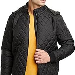 Men's 100% Polyester Regular Quilted Jacket-picture-23