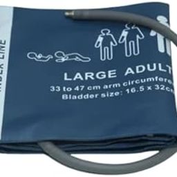 3S Reusable NIBP Large Adult Cuff with Single Tube Size 33-47 cm Compatible for Almost all types of Multipara monitor-15