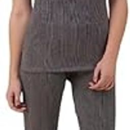 Women’s Polycotton Thermal Body Warmer Set | Breathable, Washable, Comfortable, Innerwear Sleevless Top and Pajama Set for Winter | Thermal Winter Wear Vest and Trouser Slim Fit Set-image-34