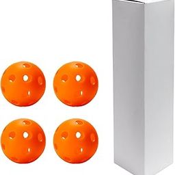 HEAVENGLOW Indoor Pickleball Balls 26 Holes Hard Hollow Ball for Pickleball Accessories Orange 4pcs | Tennis & Racquet Sports | Tennis | Balls-image-64