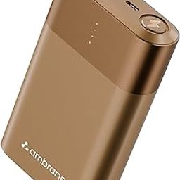 Ambrane 20000mAh 33W Fast Charging Power Bank, Super Fast PD 3.0 | Type-C Input & Output | Triple Output Ports, Compatible for iPhone,Smartphones, Tablets, Earbuds, Smartwatch (Powerlit Duo 30 Golden)-83