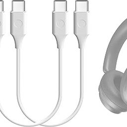 Geekria Type-C Headphones, Earbuds Short Charger Cable, Compatible with Bose QC45, NC700, NCH700, 700ANC, QC Earbuds Charger, USB-C to USB-C Replacement Power Charging Cord (1 ft / 30 cm 2 Pack)-image-70