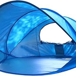 LICHTS Pop up Beach Tent Sun Shelter 2 Person Beach Umbrella Versatile Outdoor Tent Blue-image-20
