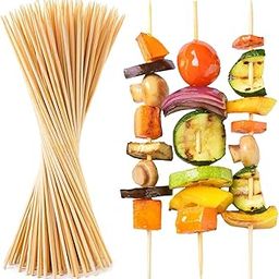 Magic Bamboo Skewers Sticks 6 inches 3mm | Barbeque Stick for Microwave Oven & Pan | Skewers for Grilling Kabab Stick | Barbeque Grill Wooden Stick |Skewers for Paneer Tikka-image-5