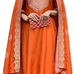 Women's Rayon Viscose Straight Embroidered Kurta with Pant & Dupatta-image-82