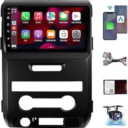 Leadfan Car Stereo Radio for Ford F150 2009 2010 2011 2012 Wireless Apple CarPlay & Android Auto, 9 inch IPS Touch Screen Radio Replacement Support Bluetooth WiFi GPS Navigation FM SWC Backup Camera-12