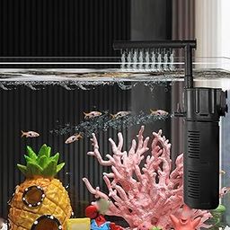 Buraq Fountain Aquarium Filter BL-98F | 9W | 650L/H - Multi-Function Submersible Filtration Pump, Submersible & Efficient Fish Filter, Aquarium Filters for Fish Tank-image-89