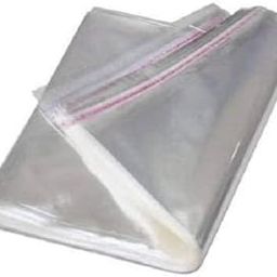 Dharansh - 50Pc 9x12 Inch + Flap Base t-shirt Packing Plastic Bag Cloth Transparent Polythene Clear Cover Sealable for Gifting Shirt Pant Storage Self Adhesive Bopp Pouches with Powder Puff-image-49