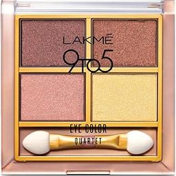 Lakme 9 to 5 Eye Color Quartet Eye Shadow, Desert Rose, 7g-25