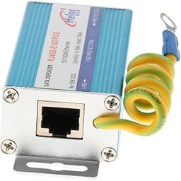 Jazzy Pearls® RJ-45 100MB/s Ethernet Network Surge Protector Device Lightning Arrester|Power Protection, Distribution|Surge Protectors, Power Strips-18