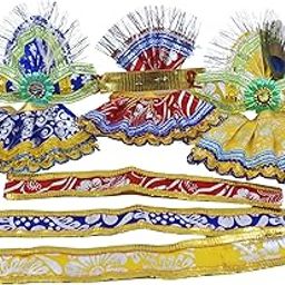 Jagannath World A Complete Dress Set for 4-inch Jagannath Deity (Pack of 9,Multicolor)-12