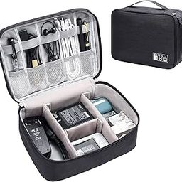 Zyomatiq Electronics Accessories Organizer Bag, Universal Carry Travel Gadget Bag for Cables, Plug and More, Perfect Size Fits for Pad Phone Charger Hard Disk - Pack of 1-picture-14