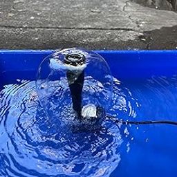 ANMSALES 350F Small Water Mushroom and Shower Fountain Set for Garden,Home,Pond. Effects for Aquarium/Pool Outdoor Entrance & Home Decor. (Black)-picture-17