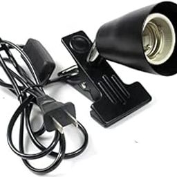 Nomoypet Reptile Turtle Clip UVA + UVB Lamp E27 Holder for Heating Light Flexible Rotatable NJ-03-picture-32
