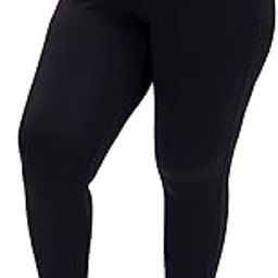 Plus Size Legging for Women | High Waisted Leggings with Elastic Waistband | Two Side Pocket | Moisture Absorbing Fabric | Skinny Leg | Ankle Length | Super Stretchy Fit-image-17