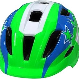 UJEAVETTE Kid Bicycle Helmet for Skating Cycling Rollerblading Blue White Green-picture-28