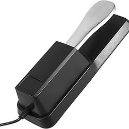 ibasenice Widened Piano Sustain Pedal Lightweight Electric Keyboard Foot Pedal for Effortless Installation and Low Noise Performance for Musicians and Keyboards-image-17